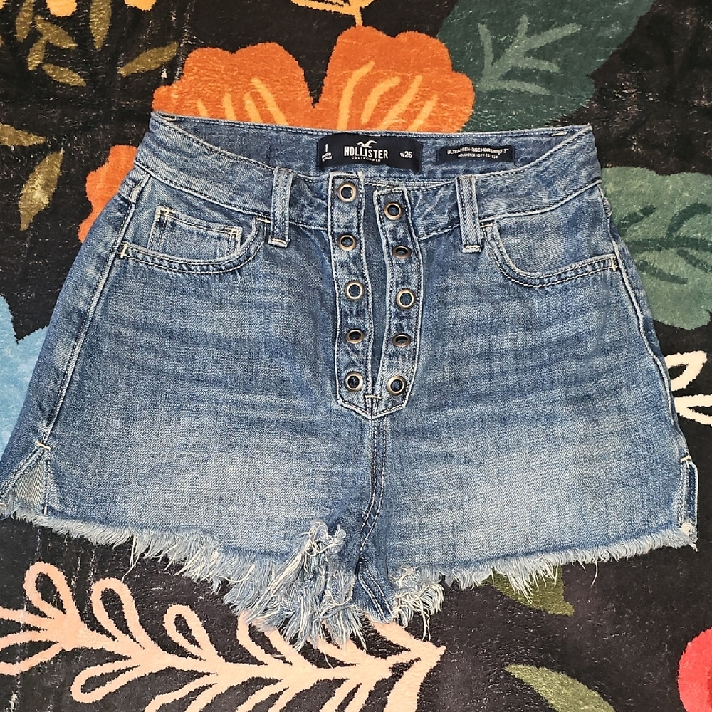 Hollister Women's Classic Blue Jean Shorts